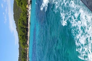 Storslået tur: blå lagune med speedbåd, foto inkluderet