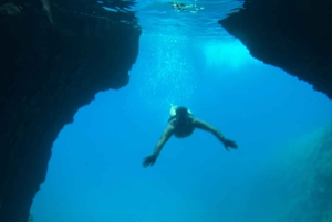 Makarska: 3 island, Cave, Cliffs, Jelsa, Lagoon, Golden Horn