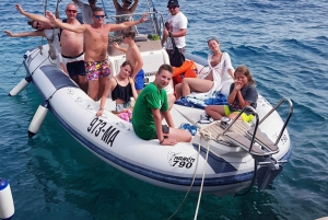 Makarska: 3 island, Cave, Cliffs, Jelsa, Lagoon, Golden Horn