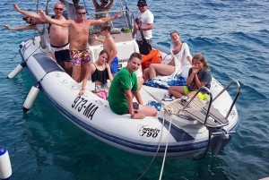 Makarska: 3 saarta, luola, kalliot, Jelsa, laguuni, Golden Horn