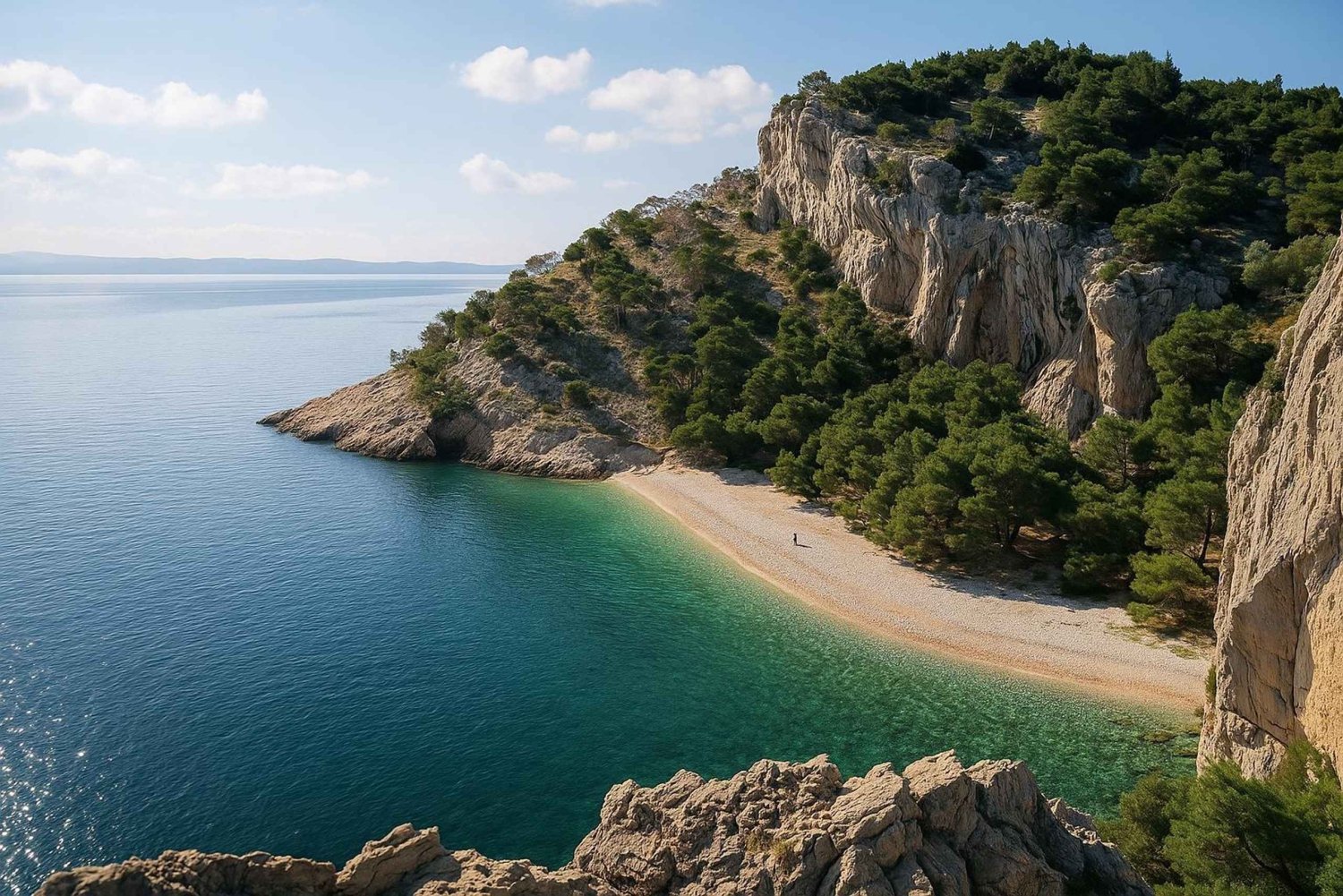 Makarska: 3-Island Speedboat Golden Horn & Blue Lagoon Tour