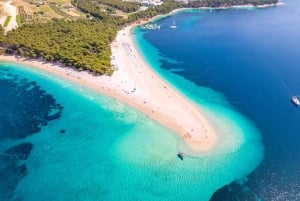 Makarska: 3-Insel-Schnellboot-Tour zum Goldenen Horn und zur Blauen Lagune