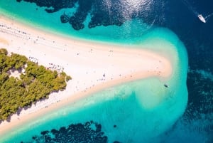 Makarska: 3-Insel-Schnellboot-Tour zum Goldenen Horn und zur Blauen Lagune