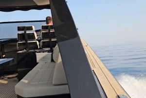 Makarska: luxe speedboottocht langs 4 eilanden met stad Hvar