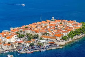 Makarska: Hurtigbåttur med Korcula, hjorteøya og skipsvrak