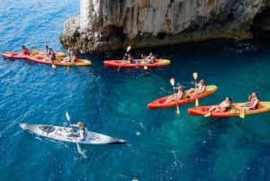 Makarska: Aventura en kayak de mar y snorkel