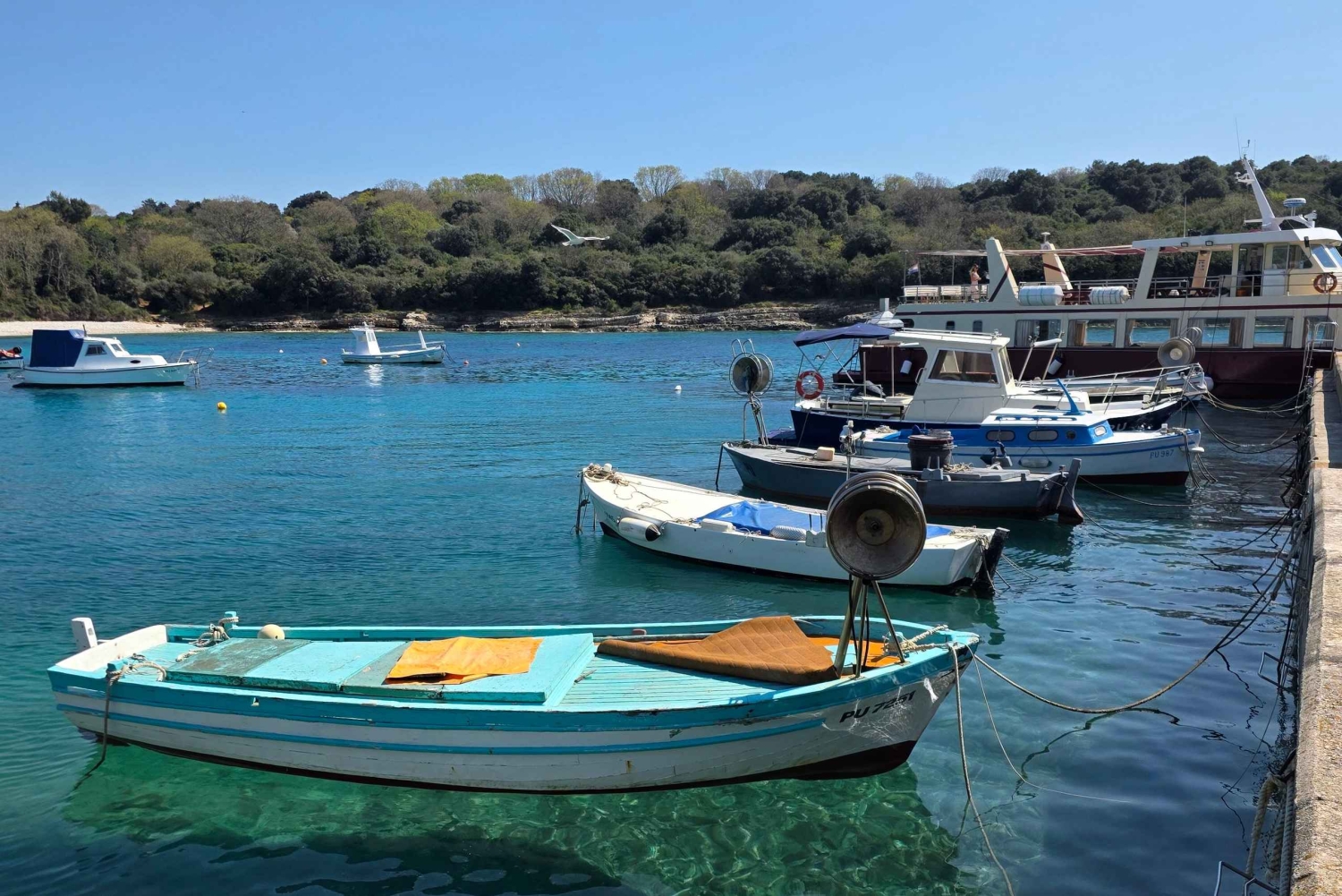 メドゥリン：ドリンクと食事付きボートツアー