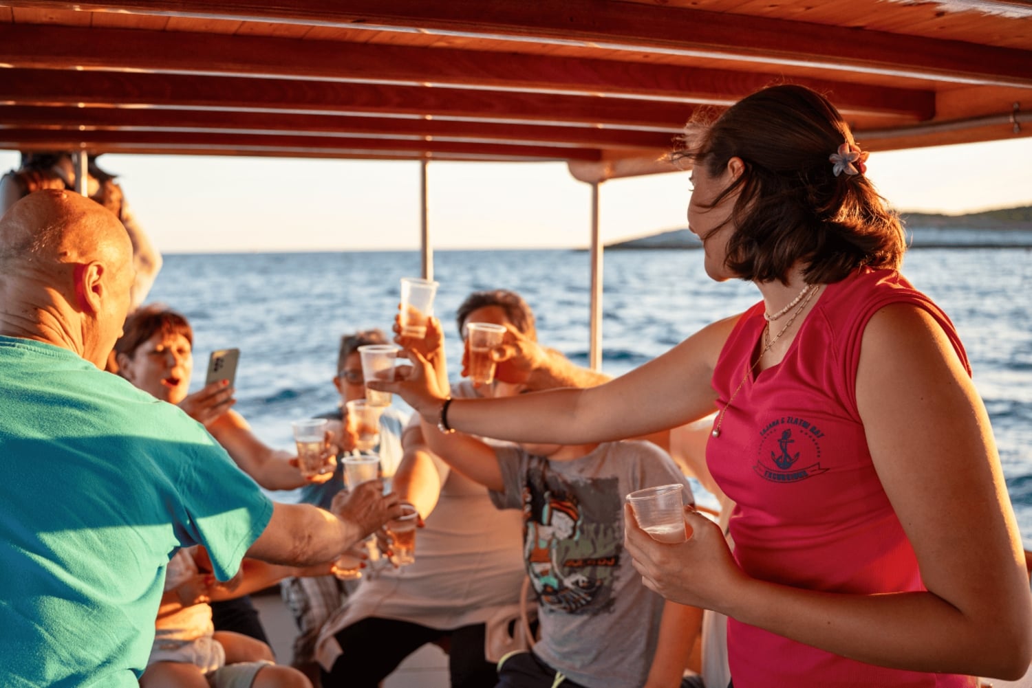 Medulin : excursion au coucher du soleil avec dauphins (85 % de chance), boissons et dîner