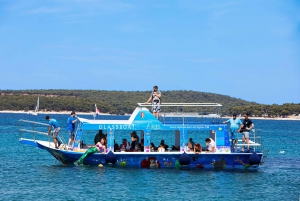 Medulin: Privat bådtur med glasbund til øen Levan