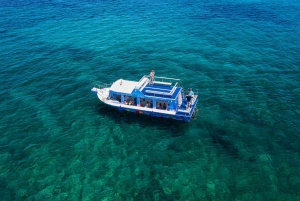 Médulin : Tour privé en bateau à fond de verre vers l'île de Levan