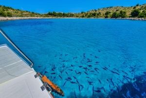 Excursión a Mikado Kornati con paradas para hacer esnórquel y una ruta de senderismo