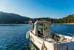 Mljet: tour privado en barco a la Cueva de Odiseo desde Saplunara