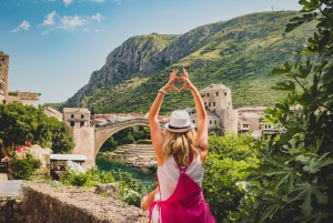 Visite d'une jounée de Mostar et des chutes de Kravice au départ de Split