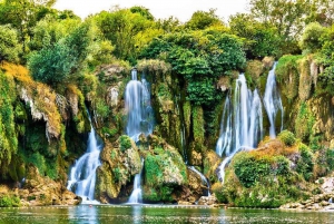 Excursão de dia inteiro às cachoeiras de Mostar e Kravice saindo de Split