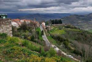 Motovun: piesza wycieczka szlakiem Giants i degustacja Fritule