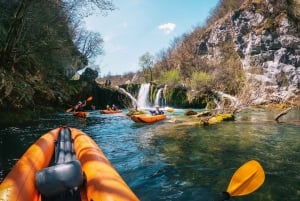 Mrežnica: Kajakkpadling i elv og fossefall