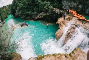 Mrežnica: Caiaque no rio e nas cachoeiras
