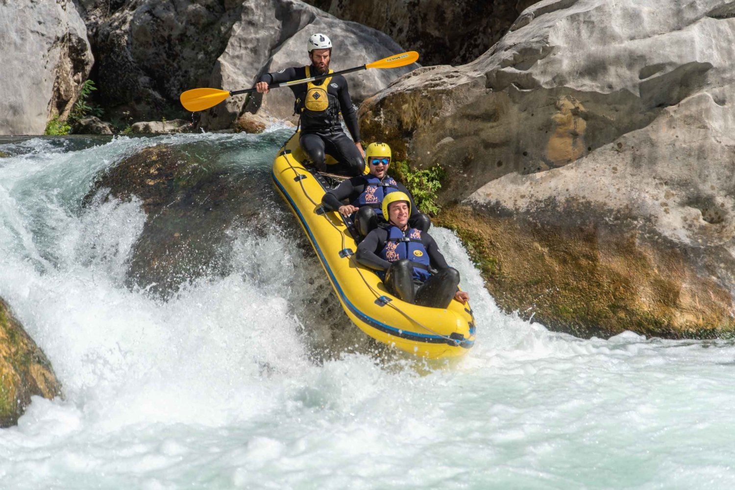Multi-Adventure Tour-Rafting with elements of canyoning
