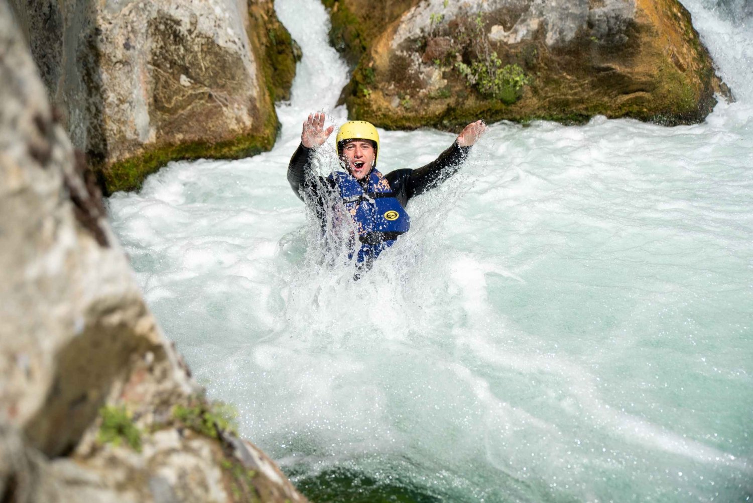 Multi-Adventure Tour-Rafting with elements of canyoning