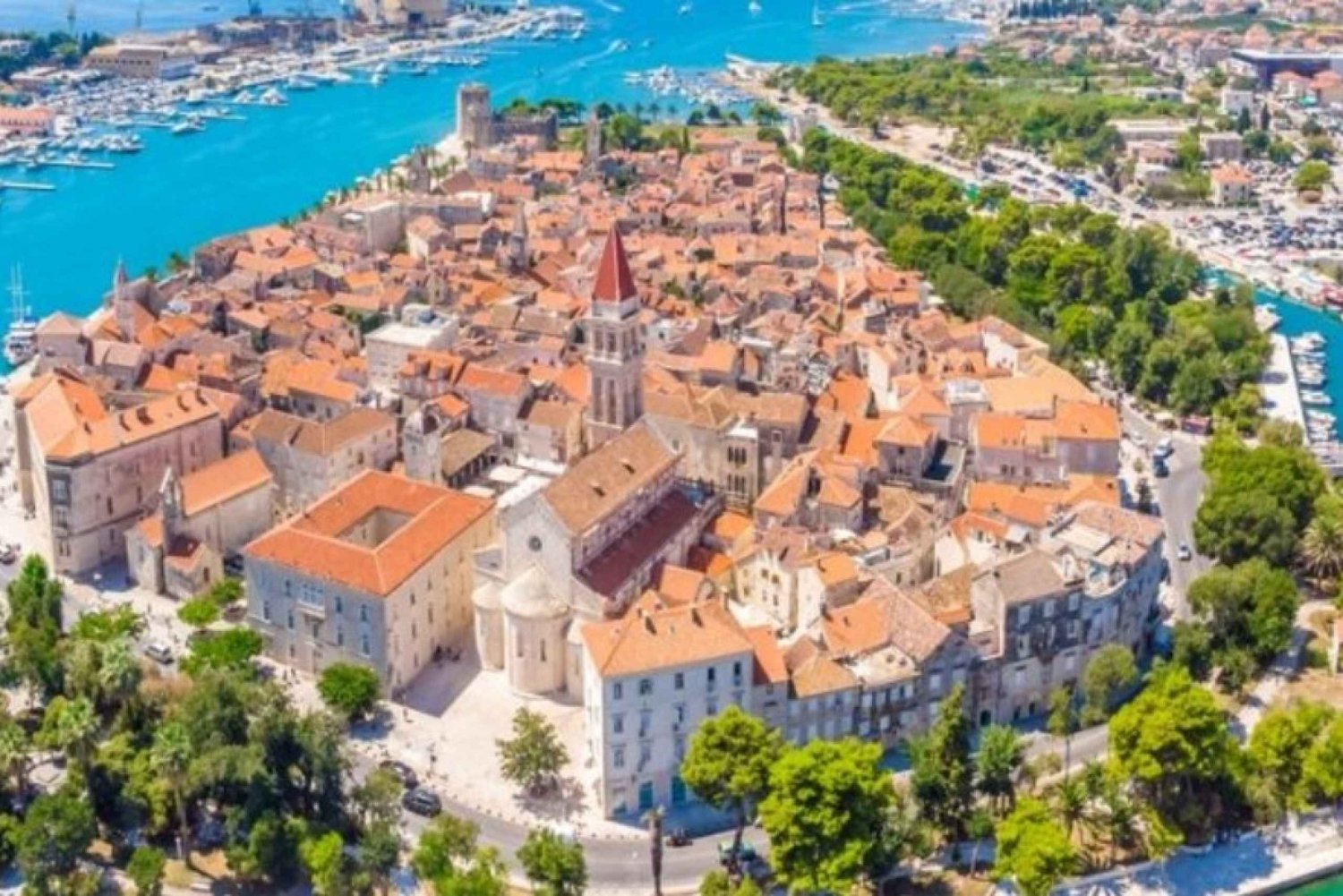 From Split: Trogir and Blue Lagoon Half-Day Trip