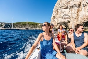 Split/Trogir: Mamma Mia, ja Hvar 5 Islands Tour (Hvarin 5 saarta)
