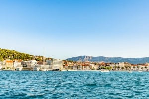 Split/Trogir: Blauwe Grot, Mamma Mia en Hvar 5 Eilanden Tour