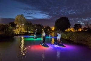 Jakautukaa: Split: Stand Up Paddleboard Night Glow Tour