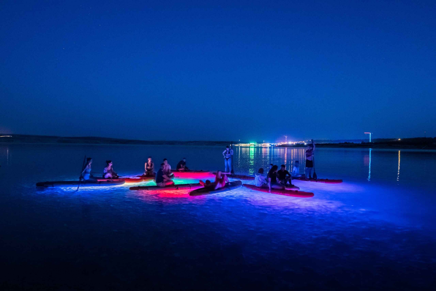 Novalja: Glowing Standup Paddleboard Guided Night Tour