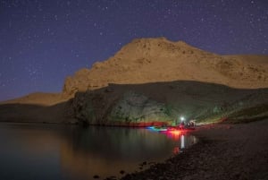 Novalja: Beleuchtete Kajak-Nachttour auf der Insel Pag