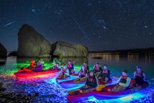 Novalja: tour notturno in kayak illuminato dell'isola di Pag