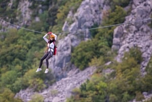 Omiš: 3-Hour Cetina Canyon Zipline Experience