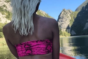 Omiš: Bootsverleih auf dem Fluss Cetina mit Zwischenstopp im Biergarten