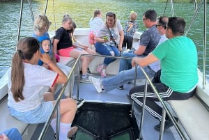 Omiš: Rejs wycieczkowy szklaną łodzią po kanionie rzeki Cetina do młyna Radmana
