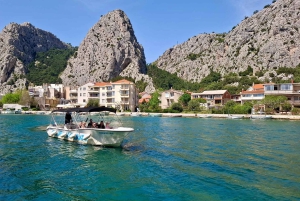 Omiš : croisière de 2 heures sur la rivière Cetina en bateau transparent et visite du Beer Garden
