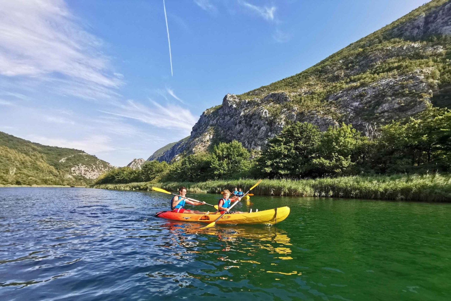 Omiš/Split: 4 timers kajaksejlads i det beskyttede naturparkområde Cetina