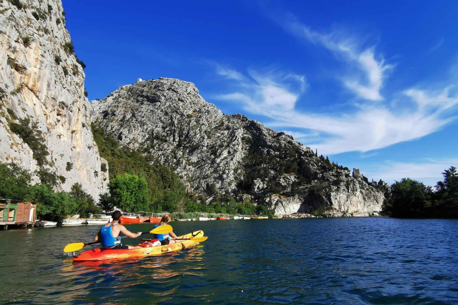 Omiš/Split: 4 timers kajaksejlads i det beskyttede naturparkområde Cetina