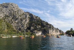 Omiš/Split: 4 timers kajaksejlads i det beskyttede naturparkområde Cetina