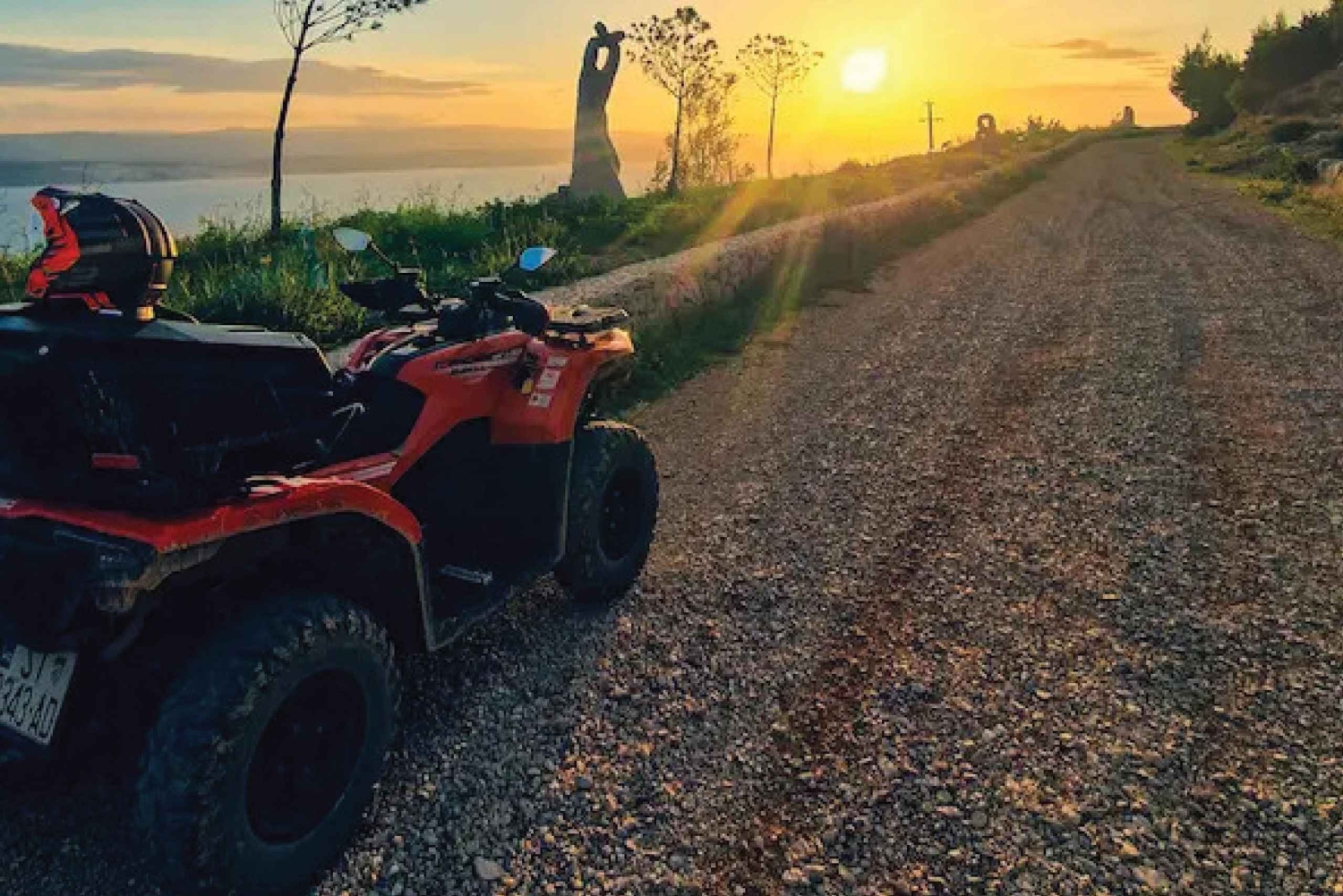 Omiš/Split Expedition: 65 km Quad Tour to Hidden Waterfalls