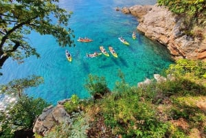 Opatija: Kajakeventyr med klipper og grotter