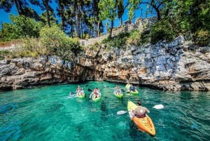 Opatija: Kajakeventyr med klipper og grotter