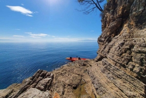 Opatija: aventura de caiaque nas falésias e grutas