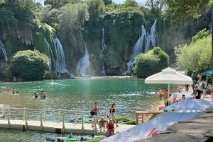 Over the Bridge to the Falls - Mostar & Waterfalls