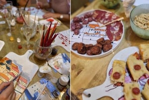 Pinte, beba e saboreie os sabores locais: experiência local única