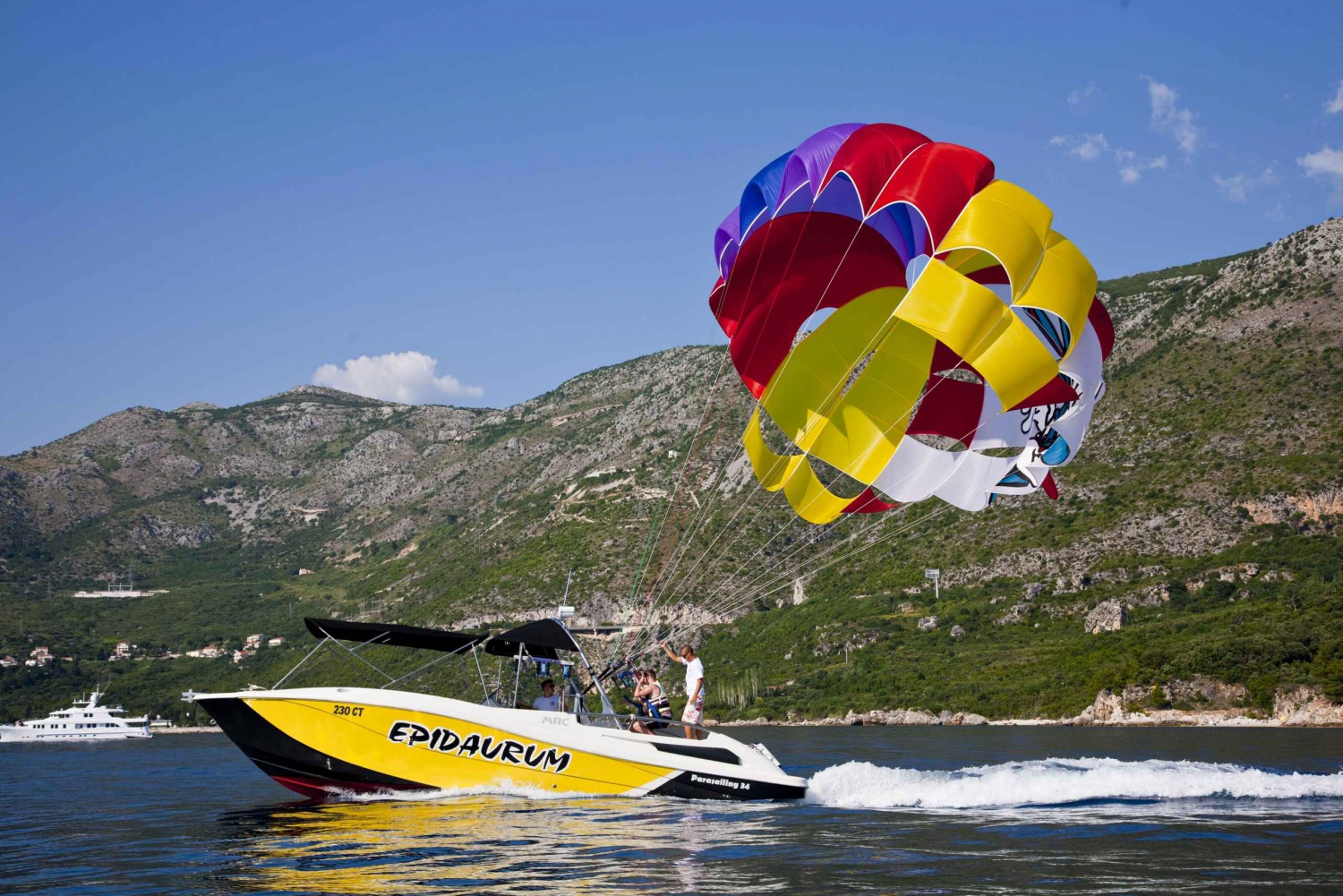 Parachute ascensionnel à Cavtat