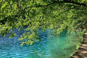 Parc national des lacs de Plitvice : Visite à pied, en bateau et en train