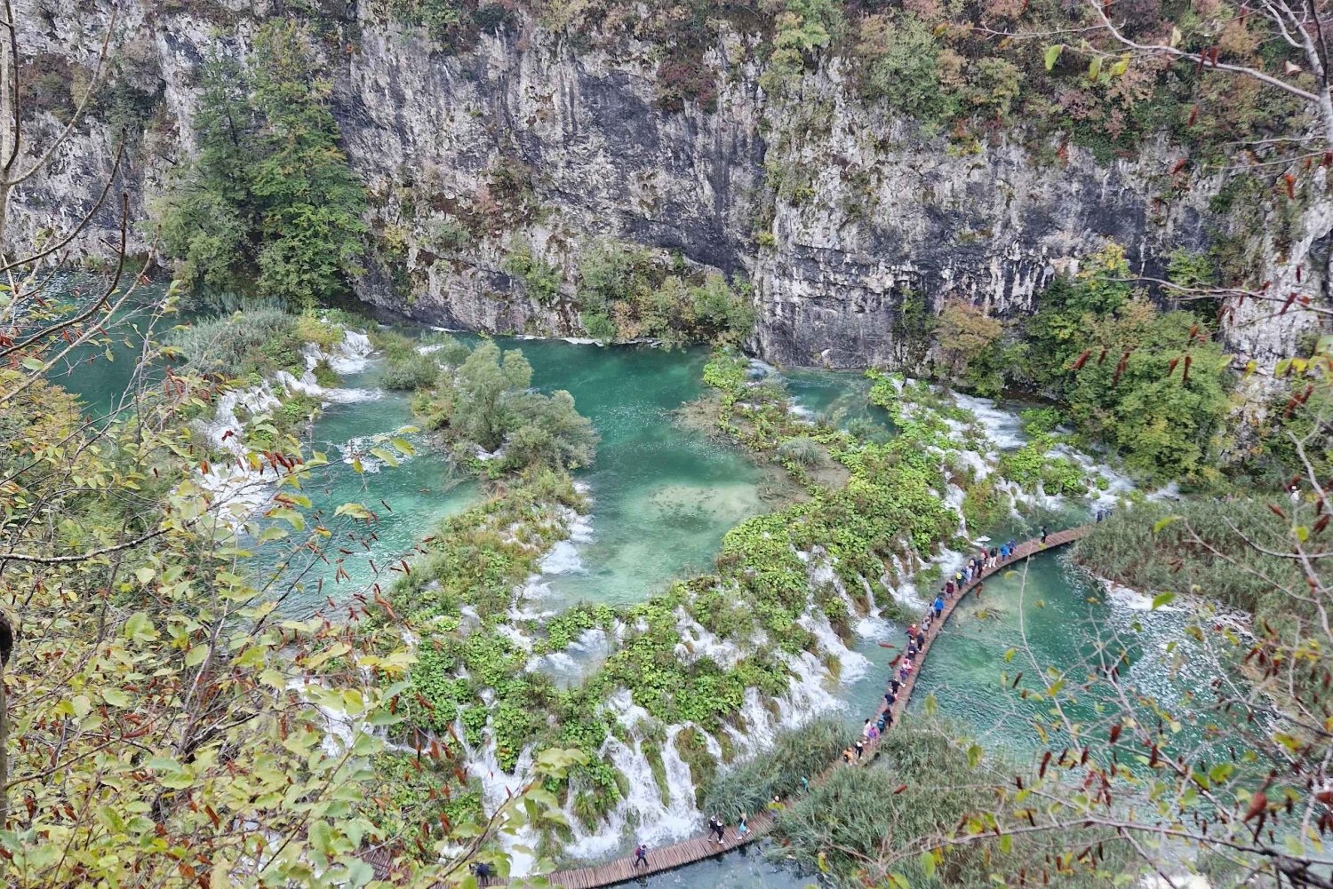 Plitvice : Visite guidée des lacs de Plitvice avec promenade en bateau