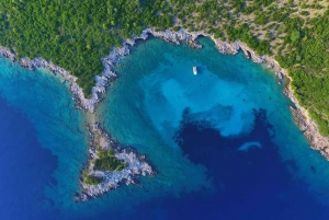 Private bådudflugter - Elaphiti-øerne, den blå grotte...