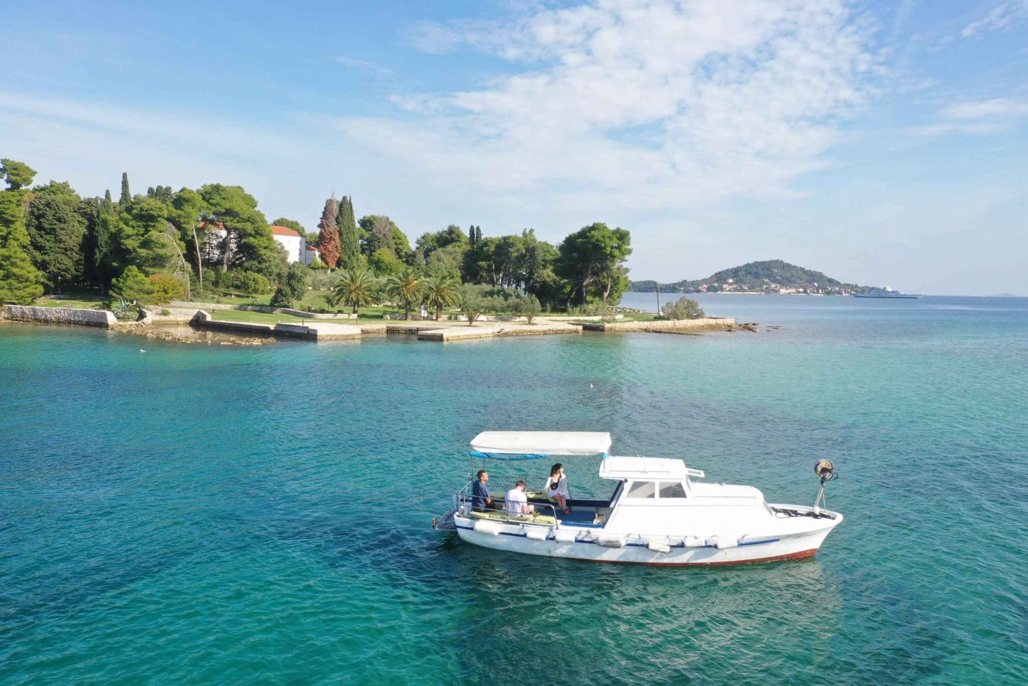 Privat omvisning med båt og forfriskende drikke i Zadar