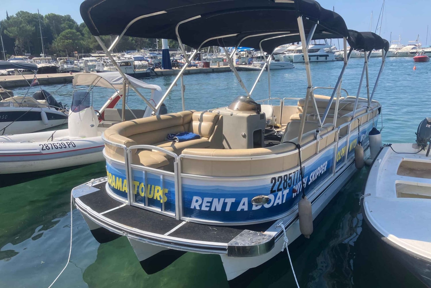 Privata båtturer i Porec: delfinvisning, panorama