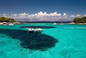 Depuis Split/Trogir : Lagon bleu et 2 îles - demi-journée privée